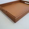 Bandeja em Mdf e Couro Terracota Helsinque 45 X 31 X 6 Cm - 2