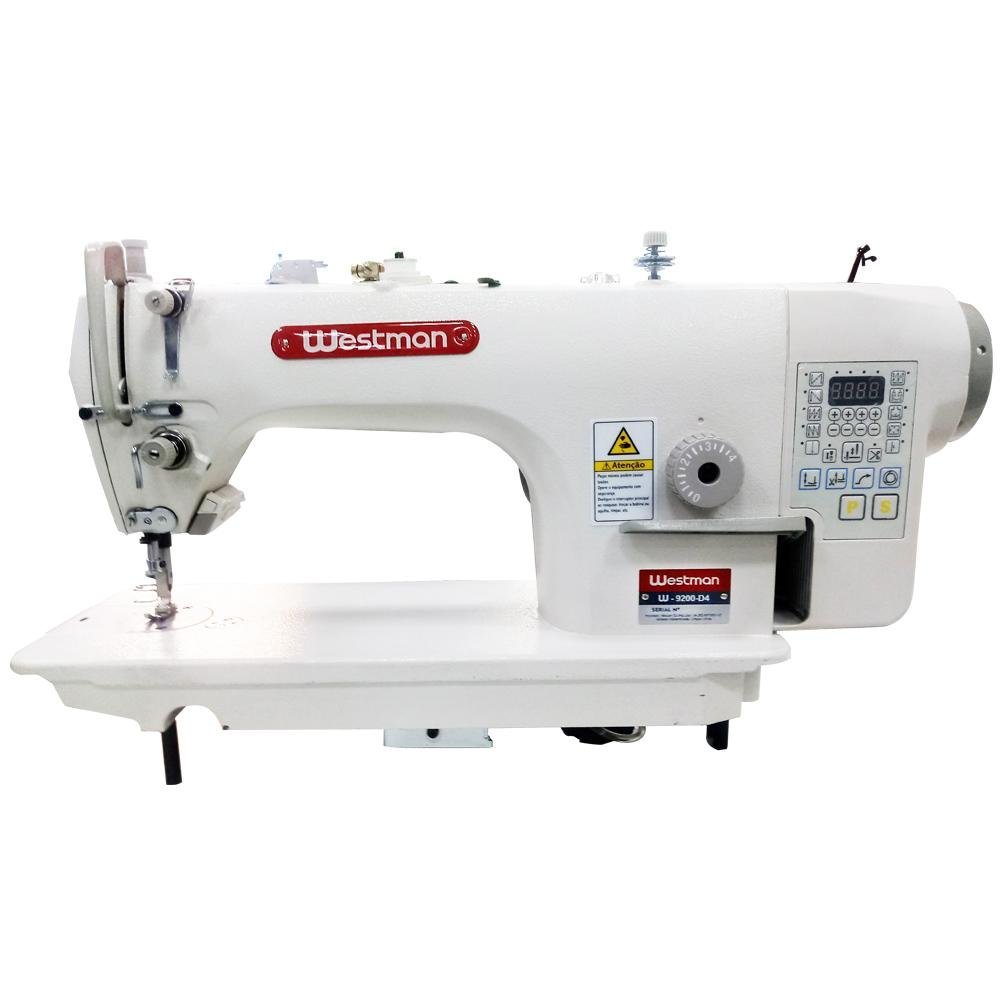 Máquina de Costura Industrial Reta Eletrônica Direct-Drive W-9200 DC 4/B - Westman BRINDE - Luminári