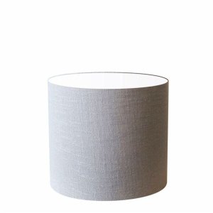 Cúpula Abajur Cilíndrica Cp-8007 Ø20x22cm Rustico Cinza