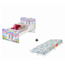 Cama Infantil Meninas com Colchão: Unicórnio Arco Iris - 2