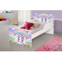Ver imagem 1 de Cama Infantil Meninas com Colchão: Unicórnio Arco Iris