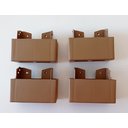 Ver imagem 6 de Kit com 6 Pés Armários Multiuso Guarda Roupas Roman Marrom