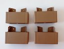Ver imagem 6 de Kit com 6 Pés Armários Multiuso Guarda Roupas Roman Marrom