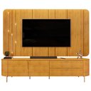 Ver imagem 6 de Rack para Sala com Painel para TV 75 pol Dion D05 Cedro - Lyam Decor
