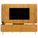 Ver imagem 2 de Rack para Sala com Painel para Tv 75 Pol Dion D05 Cedro - Lyam Decor