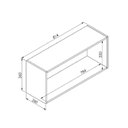 Ver imagem 3 de Nicho De Parede Funcionale Horizontal Organizador Multiuso