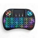 Ver imagem 4 de Mini Teclado sem Fio Rgb Wireless Iluminado com Touch para Pc Android Tv e Vídeo Game