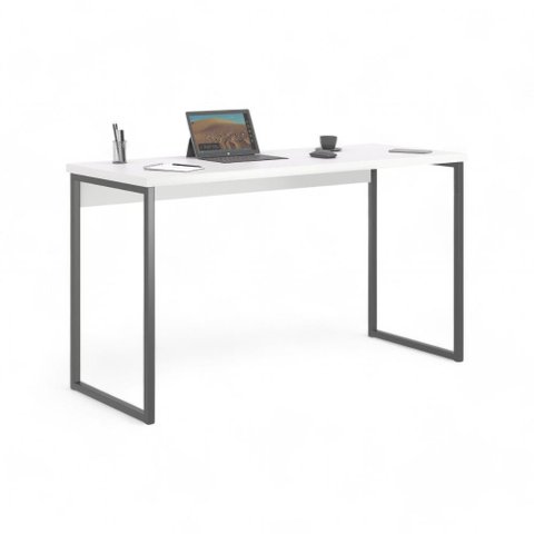 Mesa Home Office Escrivaninha Industriale 1,20 Branco