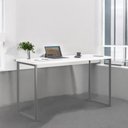 Ver imagem 2 de Mesa Home Office Escrivaninha Industriale 1,20 Branco