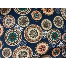 Poltrona Stilo Decorativa Estampado com Braços em Madeira - Dora Bela - 2
