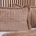 Ver imagem 2 de Kit Colcha Casal Luxor Dubble 100% Poliéster 220x240cm Tessi Argila Doce