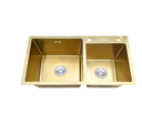 Ver imagem 2 de Cuba Pia Gourmet Dupla Cozinha Aço Inox com Acessório - Brinovar