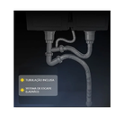 Ver imagem 4 de Cuba Pia Gourmet Dupla Cozinha Aço Inox com Acessório - Brinovar