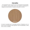 Ver imagem 6 de Mesa de Centro para Sala 120 Cm 4733 Carvalho Arly