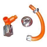 Torneira Para Cozinha de Parede Bica Móvel Colors Acquabios Laranja - 6