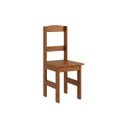 Ver imagem 3 de Conjunto Mesa de Madeira 1,10 com 4 Cadeiras Brasil - Chocolate