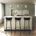 Ver imagem 2 de Kit 3 Cadeiras Alta 80cm para Balcão Ilha Bancada Área Gourmet Bar Piscina Banqueta Itagold