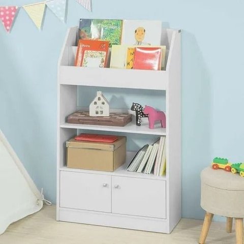 Organizador e Livreiro Infantil Brian 100% Mdf (crianças)