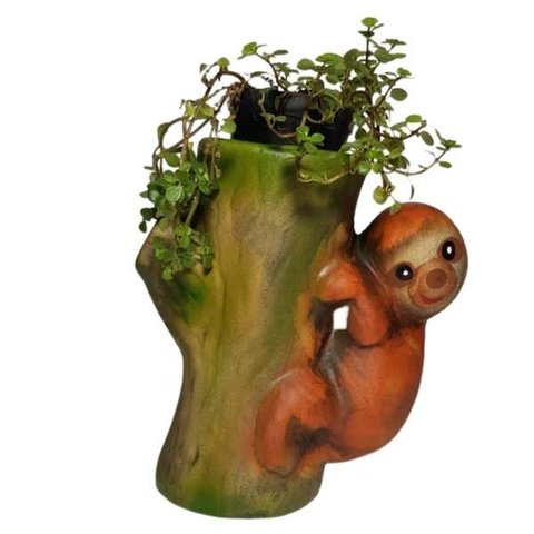 Bicho Preguiça Tronco Porta Suculentas