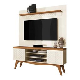 Hack TV Lis com Painel Suspenso Win New Off White/Coral:Canela - 3
