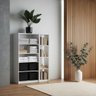 10 Placas Adesivas Painel Madeira Ripada Montavel 45x11 Mdf - 3