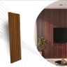 10 Placas Adesivas Painel Madeira Ripada Montavel 45x11 Mdf - 2