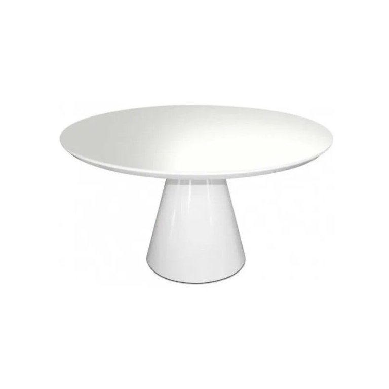 Mesa de Jantar Redonda Tampo De0,90 em Cone Off Witte
