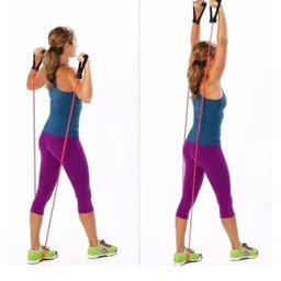 Elástico Extensor Único 120 Cm Exercícios Treino Musculação - 3