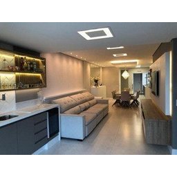 Embutido Quadrado 50cm Luz Indireta 4x E27 Branco - 2