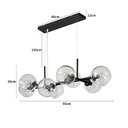 Ver imagem 5 de Lustre Pendente Jabuticaba Lite 20cm 8xe14 Nordecor Preto
