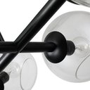 Ver imagem 3 de Lustre Pendente Jabuticaba Lite 20cm 8xe14 Nordecor Preto