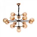 Ver imagem 1 de Lustre Pendente Jabuticaba 15xE27 Nordecor Preto