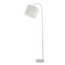 Luminária de Piso Verona Haste Branca Cúpula Branca G20 - 1