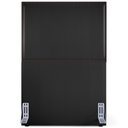 Ver imagem 7 de Cabeceira Cama Box Solteiro Com Tachas 100 cm Vicenza L02 Couríssimo Preto - Lyam Decor