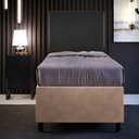 Ver imagem 3 de Cabeceira Cama Box Solteiro Com Tachas 100 cm Vicenza L02 Couríssimo Preto - Lyam Decor