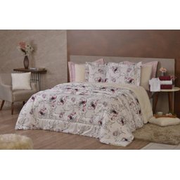 Coberdrom Top Line Casal King Microfibra e Sherpa 1 Peça - Malta - 1