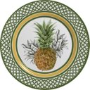 Ver imagem 1 de JOGO PRATO SOBREMESA 6 PEÇAS ABACAXI ALLEANZA PINEAPPLE