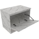 Ver imagem 2 de Gabinete de Banheiro 60 Cm 1 Porta e Nicho Valente Mármore Branco
