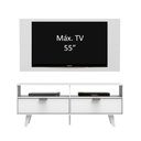 Ver imagem 5 de Rack Madesa Oslo e Painel para Tv até 55 Polegadas 2 Portas