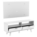 Ver imagem 4 de Rack Madesa Oslo e Painel para Tv até 55 Polegadas 2 Portas