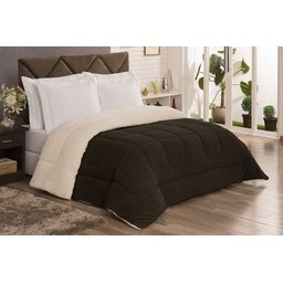 Coberdrom Veneza Casal King 1 Peça Tabaco - 1