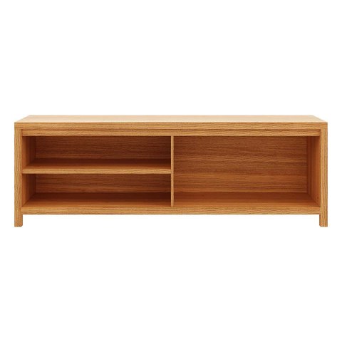 Rack para Tv Nature com 2 Portas Rústico Claro Madeira Pinus
