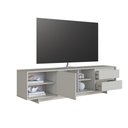 Ver imagem 1 de Rack TV até 65" 180cm Nichos 2 Gavetas e Porta Linea Cor Arenas - Prodecor