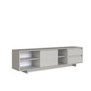 Ver imagem 5 de Rack TV até 65" 180cm Nichos 2 Gavetas e Porta Linea Cor Arenas - Prodecor