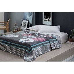 Cobertor Home Casal Quente Confortável Macio Luxo Quentinho -Napoli - 1
