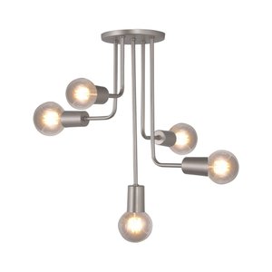 LUSTRE PENDENTE VOGUE 5 LAMP E27 SILVER - 3211 SLV