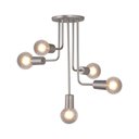 Ver imagem 1 de LUSTRE PENDENTE VOGUE 5 LAMP E27 SILVER - 3211 SLV