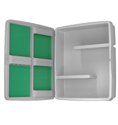 Armário Banheiro Espelho Reversível Cinza Ar41 - Sintex - 3
