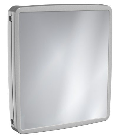 Armário Banheiro Espelho Reversível Cinza Ar41 - Sintex - 2