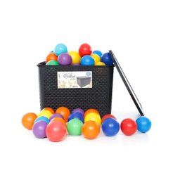 Kit com 03 Caixas Organizadoras Rattan Preta 25 Litros - 2